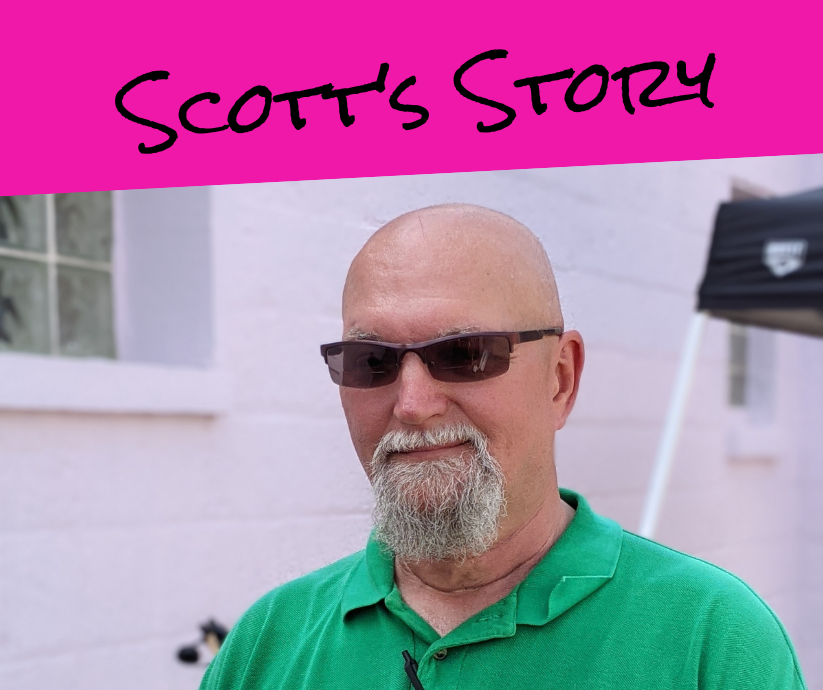 Photo of man with sunglasses - Scott's Story